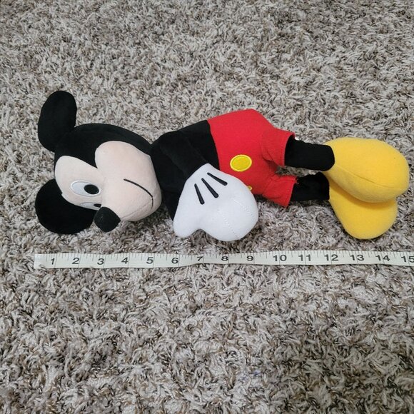 Disney Mickey Mouse 14 in Plush Red Yellow Shoes Stuffed Animal Toy Kohls Cares - Picture 5 of 5